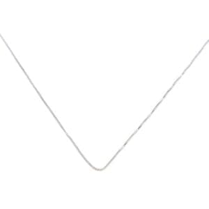 Ezüst Kocka lánc /vékony/ 40cm