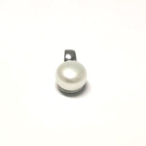 Silver beaded ladies pendant
